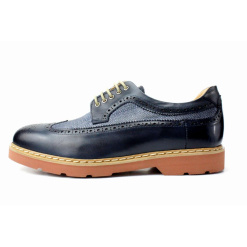 Blue Oxford Dress Shoes