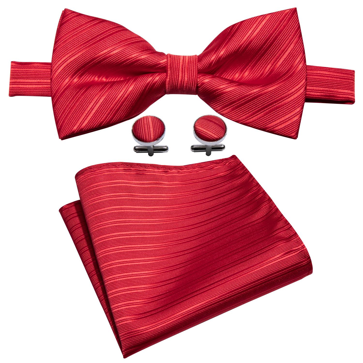 Red Bow Tie Set