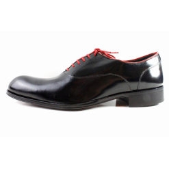 Sory Red Mens Oxford Leather Shoes