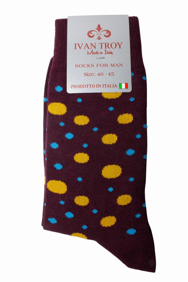 Yellow Dote Men's Socks