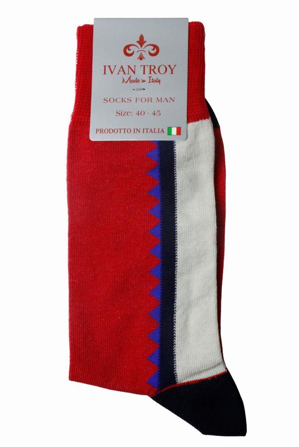 Red Shark Teeth Men's Socks Red Shark Teeth Men's Socks