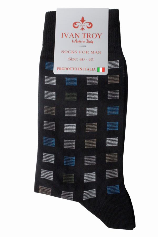 Black Square Men's Socks