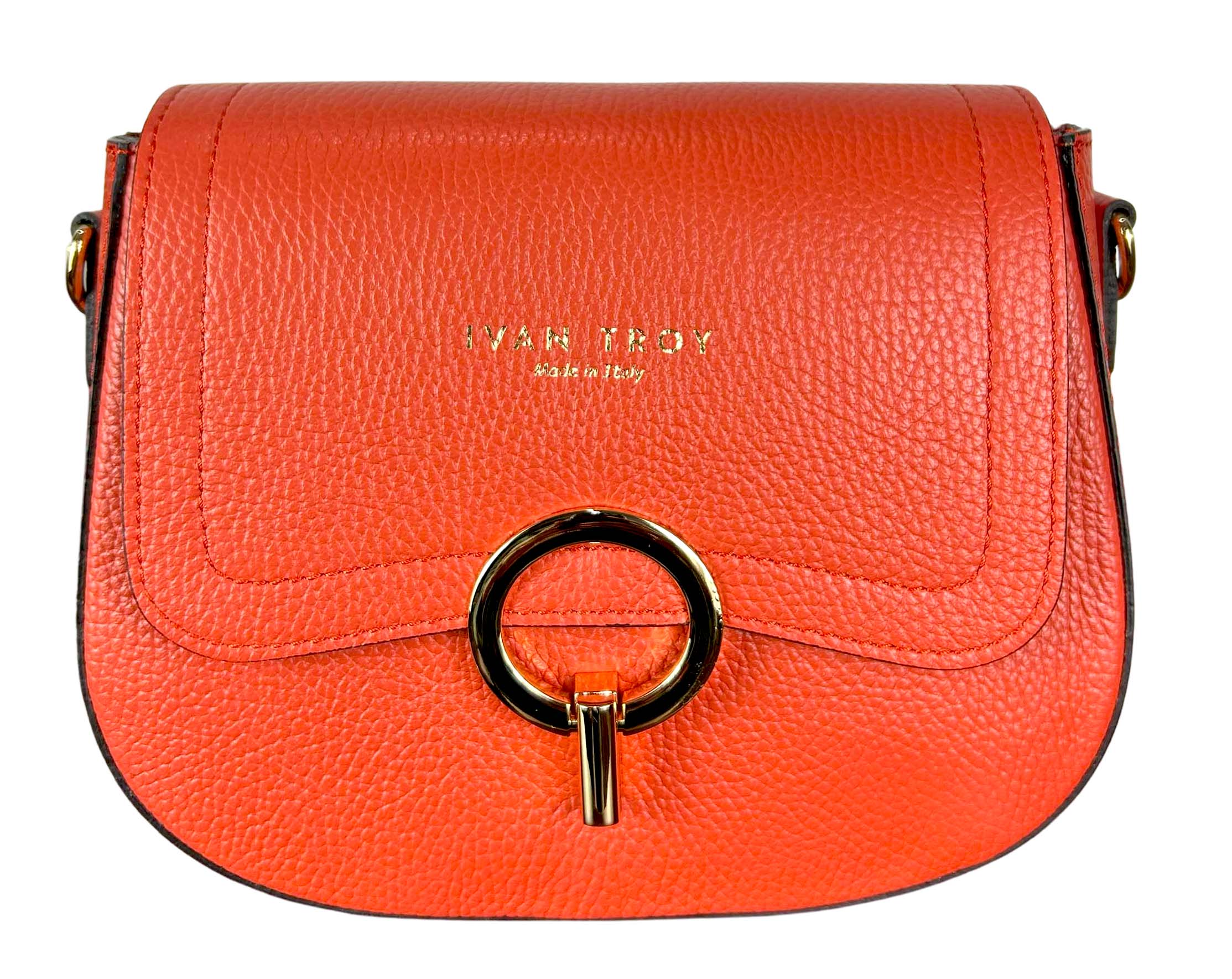 Women’s Handbag Designer Italian Leather – Tina Orange