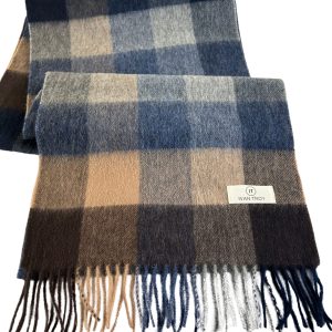 Ivan Troy Multicolor 100% Wool Men Scarf