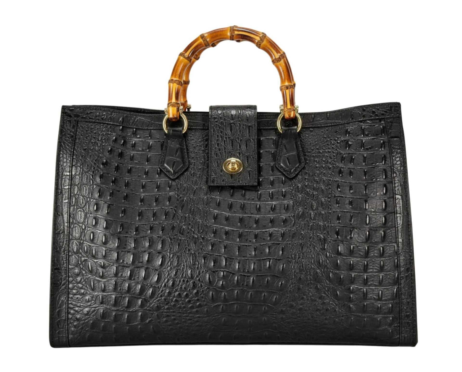 Women’s Handbag Designer Italian Leather – Nora Black